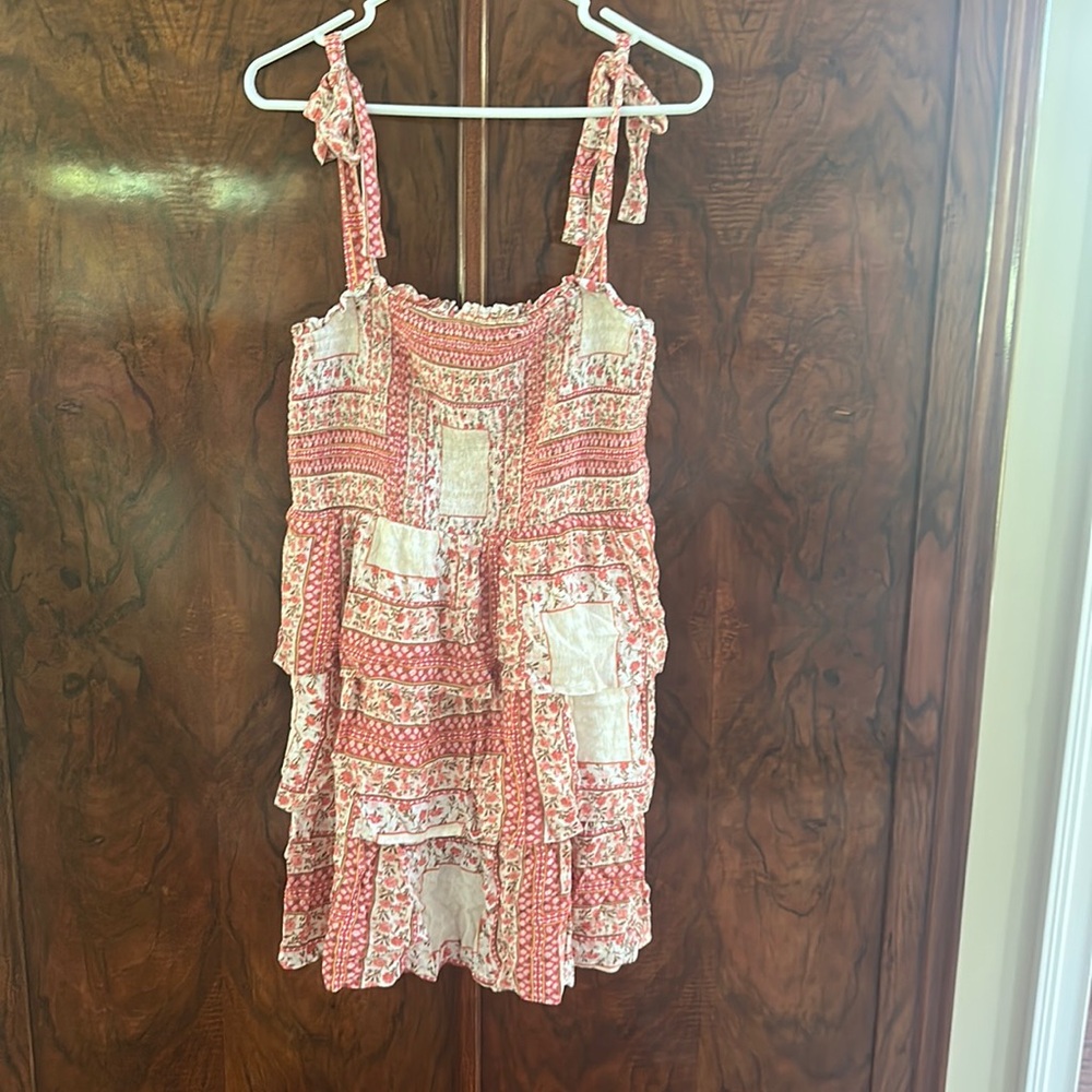 american eagle tiered dress